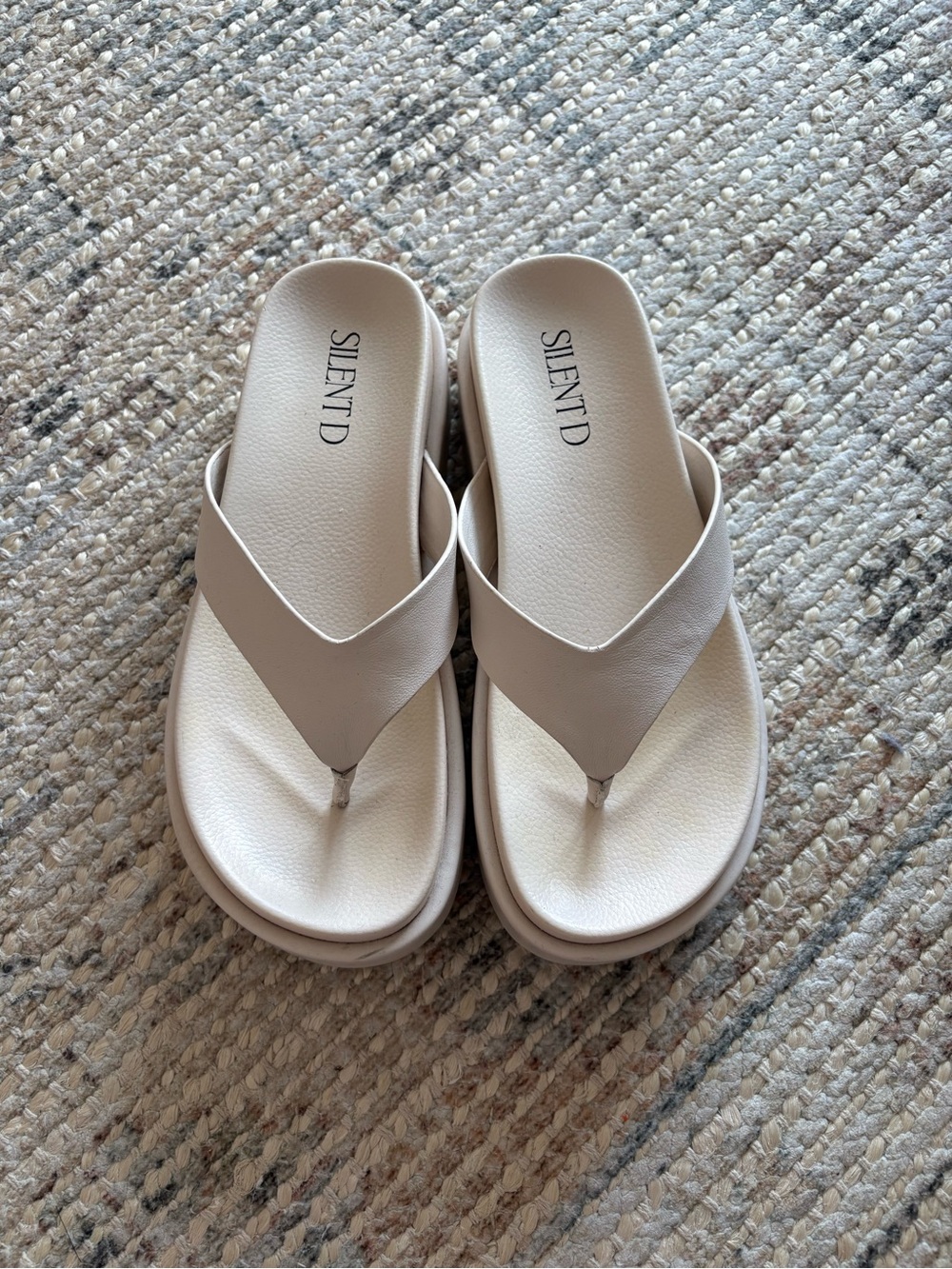 Anthropologie Silent D Platform Flip Flop Sandals